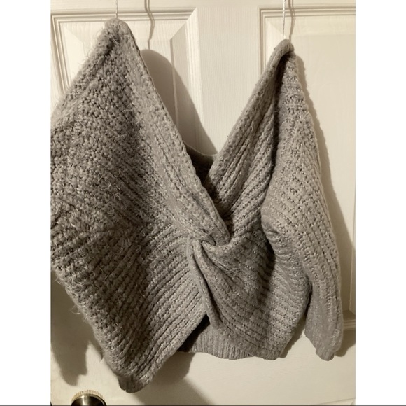 Reversible off the shoulder sweater - Picture 3 of 3